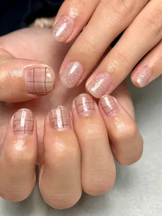ネイル tsumeya ゆるかわ手描きネイルのネイルデザイン