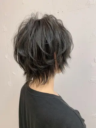 カラー メンズ ウルフ🤍渋谷 🤍Mizukiのヘアスタイル