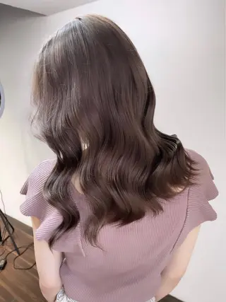 ロング カラー ヘアアレンジ 髪質改善/レイヤー 縮毛矯正/ケラチン耀のヘアスタイル