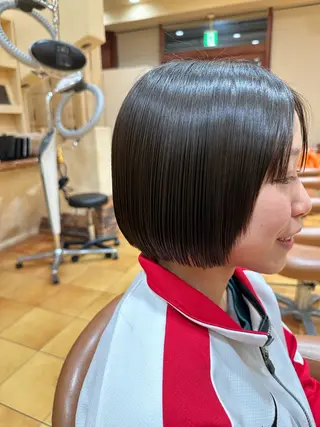 ミディアム ボブ/ゆるふわ ボブパーマ/とういのヘアスタイル