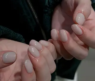 ネイル By moonネイル 🌷ワンホン/韓国風のネイルデザイン