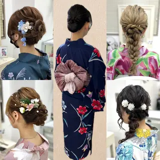 ヘアアレンジ 似合わせヘアメイク 💐オダギリチアキのヘアスタイル