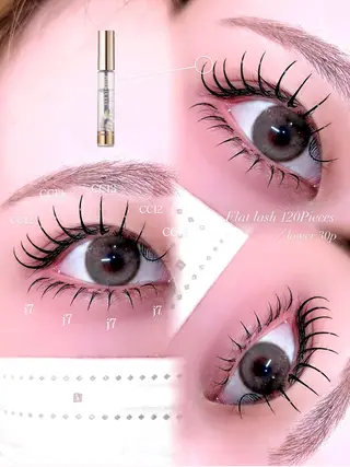 マツエク・マツパ 🎀束感/上下エク/ 𝐑𝐔𝐀🎀♡のマツエク・マツパデザイン