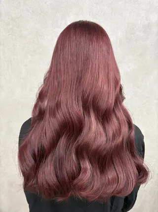 ロング カラー 🩶西 雪乃/透明感 くすみカラー🫧のヘアスタイル