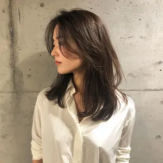 セミロング カラー 池袋/カラー特化🎨 ロング料金なし🩵のヘアスタイル