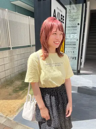 ミディアム 久保田 千尋のヘアスタイル