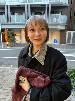 ショート カラー eri kinjoのヘアスタイル