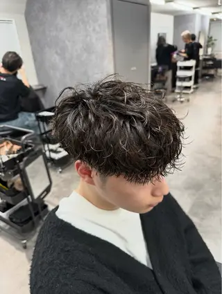 パーマ シャドウパーマ/立川 メンズ/コタロウのヘアスタイル