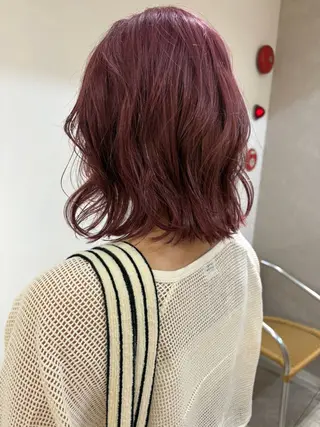 ミディアム 大山 茶子のヘアスタイル