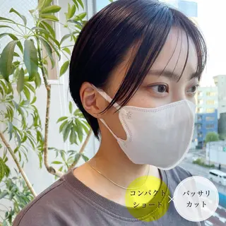 ショート アンブレラカラー💫 フェイスフレーミングのヘアスタイル