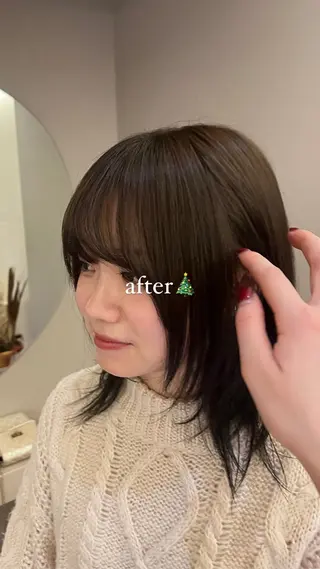 ミディアム ブリーチモデル募集中 /表参道/うららのヘアスタイル