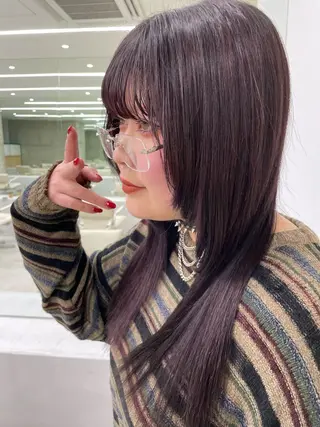 ロング カラー 堀 愛希子のヘアスタイル