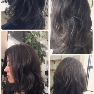 セミロング カラー お気軽にどうぞ ✩☪︎⋆｡IZUMIのヘアスタイル