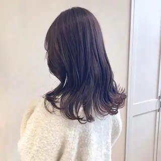 セミロング カラー MURANAKA RYOのヘアスタイル