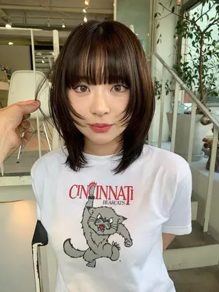 ミディアム rin☆ 立川美容師☆のヘアスタイル