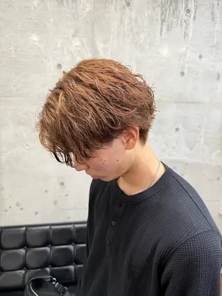 ミディアム メンズ Yui/ショート /シャドウパーマのヘアスタイル