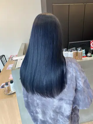 ロング カラー 鍵谷 公宏のヘアスタイル