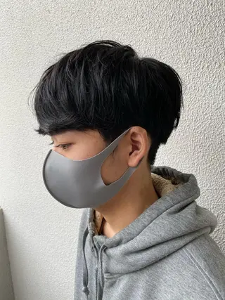 ミディアム メンズ 柳澤 和也のヘアスタイル