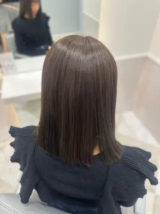 ミディアム カラー 🎀ちゃんりお🎀 /ブリーチなしカラーのヘアスタイル