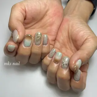 ネイル mks＊nail //  枚方長尾のネイルデザイン