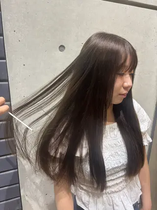 カラー YUI/アイブロウ/ 透明感カラー✨のヘアスタイル