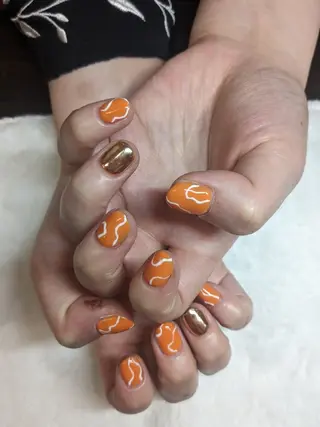 ネイル sanjo 🧸yuki🤎のネイルデザイン