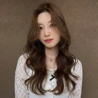 ロング カラー risako🇰🇷 韓国ヘア/レイヤーのヘアスタイル