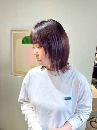 ショート カラー 髪質改善マスター 長尾勇弥/梅田中津のヘアスタイル