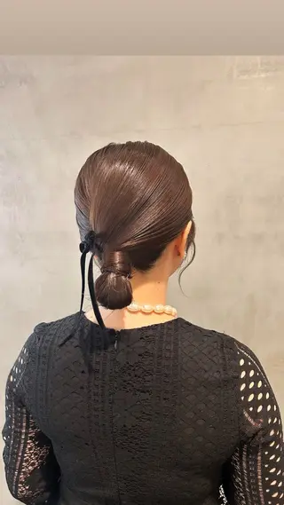 ミディアム ヘアアレンジ タナカ カナ🫧のヘアスタイル