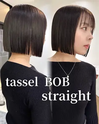 ショート タッセルボブ /DAIKIのヘアスタイル
