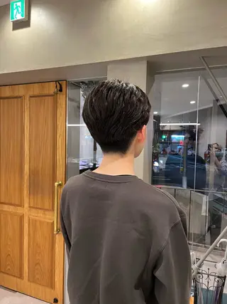 メンズ エルロン 川上のヘアスタイル