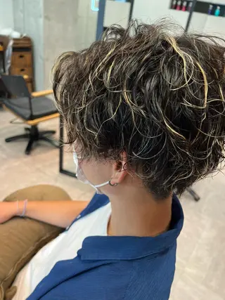 メンズ パーマ🌀 メンズスタイルゆうなのヘアスタイル