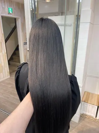 セミロング 髪質改善/髪質改善 ストレート特化　稲吉のヘアスタイル