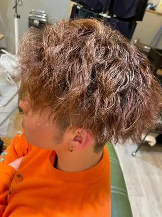 ショート カラー メンズ 🦋ふくい あやの🦋のヘアスタイル