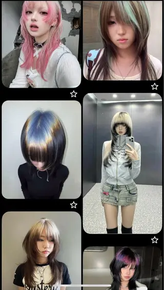 セミロング Kawaguchi Ryuのヘアスタイル