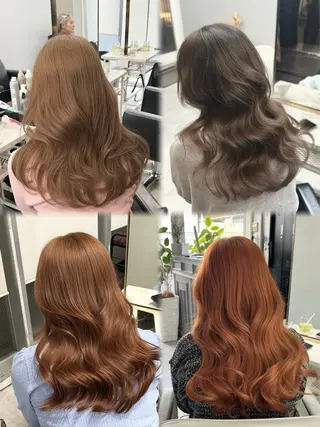 ミディアム カラー 🫧艶ダブルカラー ブリーチ🫧トモヤのヘアスタイル