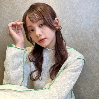 ロング ヘアアレンジ 青田 明日海のヘアスタイル