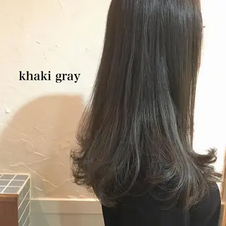 ロング カラー 透明感カラー👑 井上美乃里のヘアスタイル