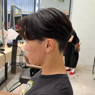 メンズ カラー&縮毛 kotojiのヘアスタイル