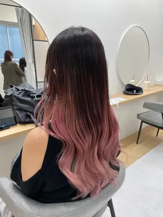 ロング シールエクステ☀️ L.O.G村岡健一のヘアスタイル