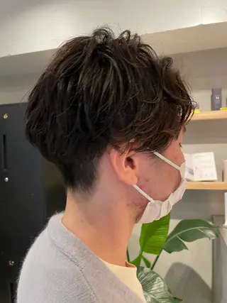 パーマ メンズ hazuki 🌝のヘアスタイル
