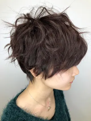 ショート カラー 上田 篤史のヘアスタイル