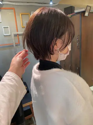 ショート カラー ヘアアレンジ 中村 彩乃のヘアスタイル