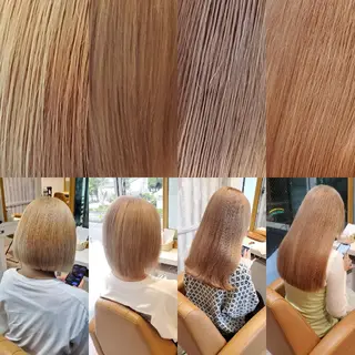 カラー セミロング レイヤーカット/ ウルフカット/大橋 のヘアスタイル