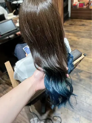 セミロング カラー 赤羽Gardenia 🌸ayame🌸のヘアスタイル