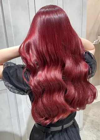 ロング 🩵シオリ/透明感/ ハイトーン🩵のヘアスタイル