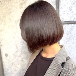 ショート 癖毛救済✂️ボブ /髪質改善ストレートのヘアスタイル