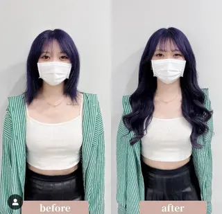 ミディアム 桃屋 桃屋のヘアスタイル