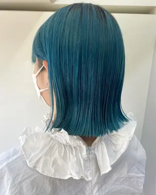 ミディアム カラー stylist トモヤのヘアスタイル