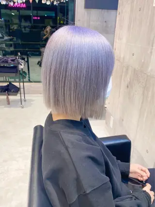 ミディアム カラー 韓国ヘア 🦋KIRA🦋のヘアスタイル